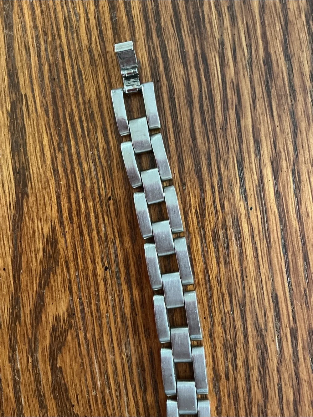 Men's Silver-Tone Link Bracelet - Classic Stainless Look set of 2